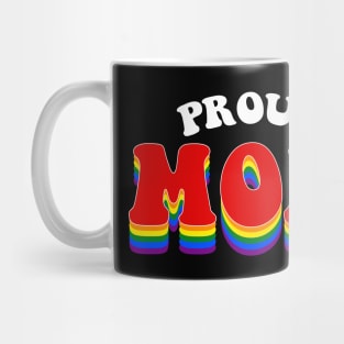 Proud Mom Gay Pride Rainbow Mug